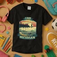 Lake Michigan Kids T-Shirt thumb 3