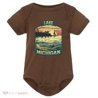 Lake Michigan Baby Bodysuit thumb 0