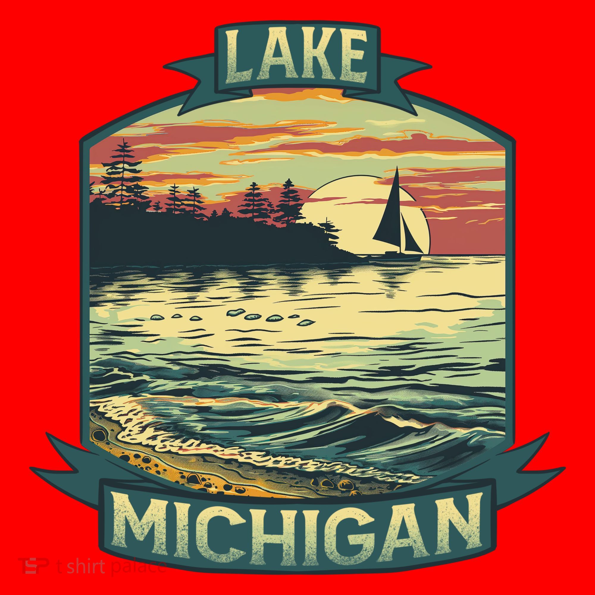 Lake Michigan Santa Hat