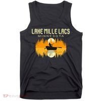 Lake Mille Lacs Minnesota Usa Fishing 80s Tank Top thumb 0
