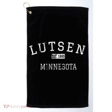 Lutsen Minnesota Mn Vintage Golf Towel