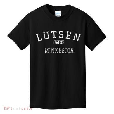 Lutsen Minnesota Mn Vintage Kids T-Shirt