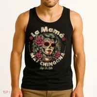 La Mamá Mas Chingona Tank Top thumb 3