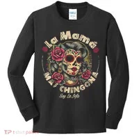 La Mamá Mas Chingona Kids Long Sleeve Shirt thumb 0