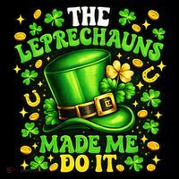 Leprechauns Made Me Do It St Patricks Day Shamrock Coffee Mug thumb 5