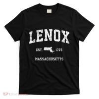 Lenox Massachusetts Ma Vintage Athletic Sports T-Shirt thumb 0