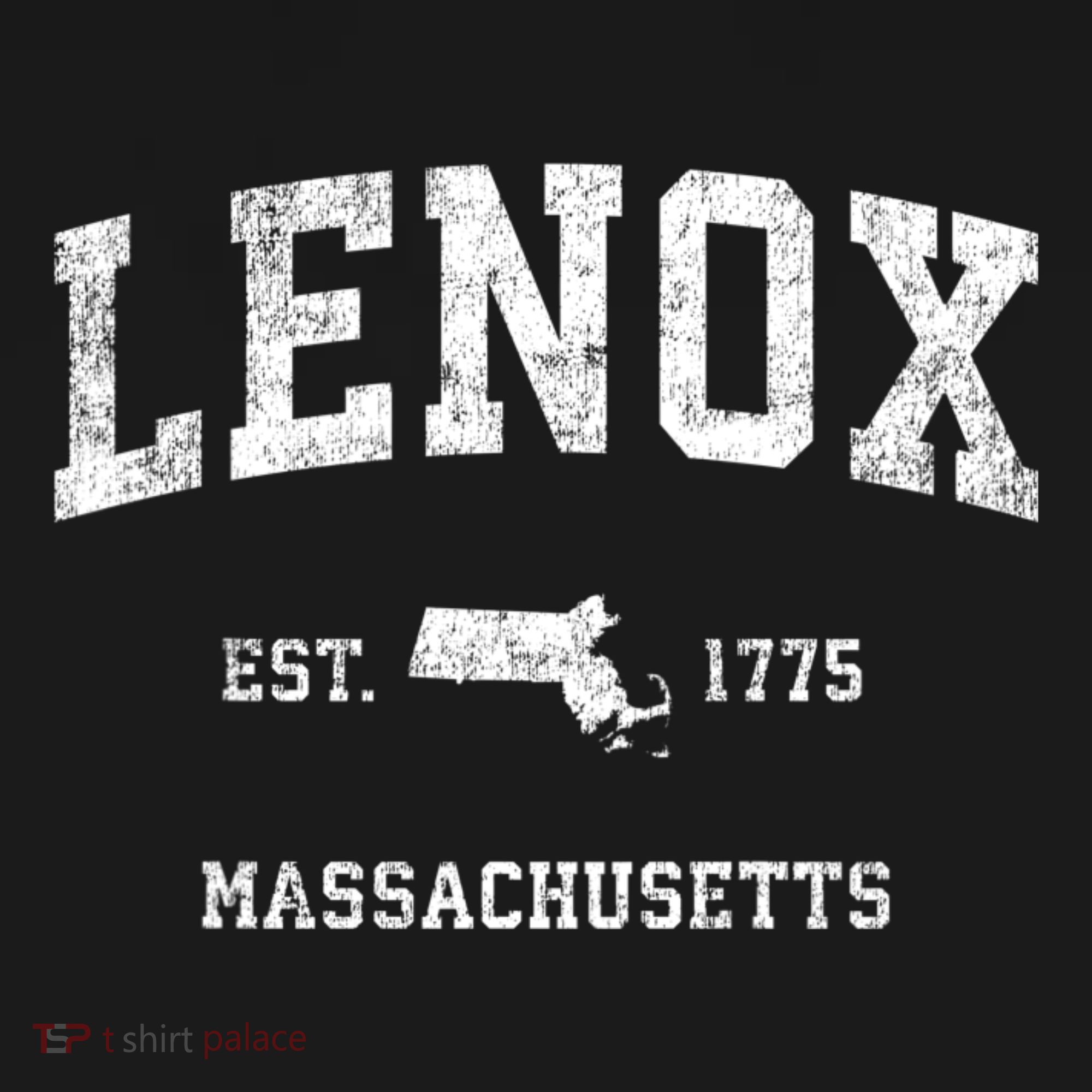 Lenox Massachusetts Ma Vintage Athletic Sports T-Shirt