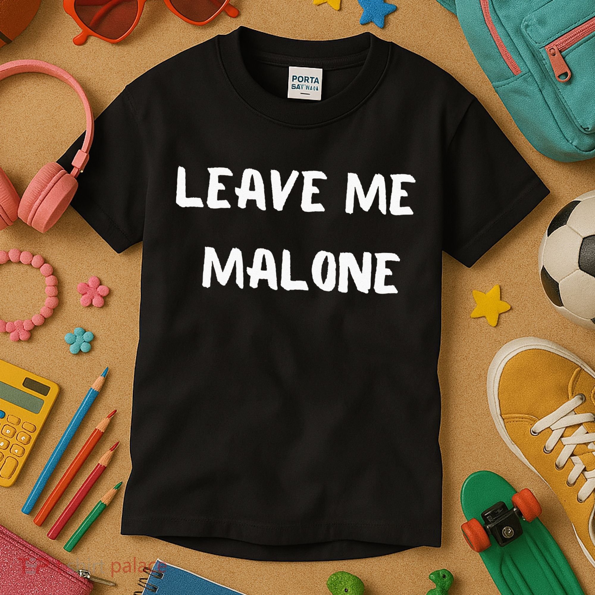 Leave Me Malone Meme Pop Culture Music Lover Kids T-Shirt