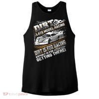 Late Model Modified Dirt Track Racing Dirt Is For Racing Ladies PosiCharge Tri-Blend Wicking Tank thumb 0