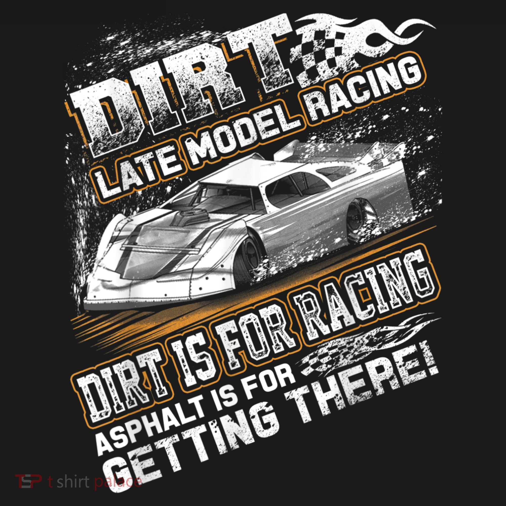 Late Model Modified Dirt Track Racing Dirt Is For Racing Ornament