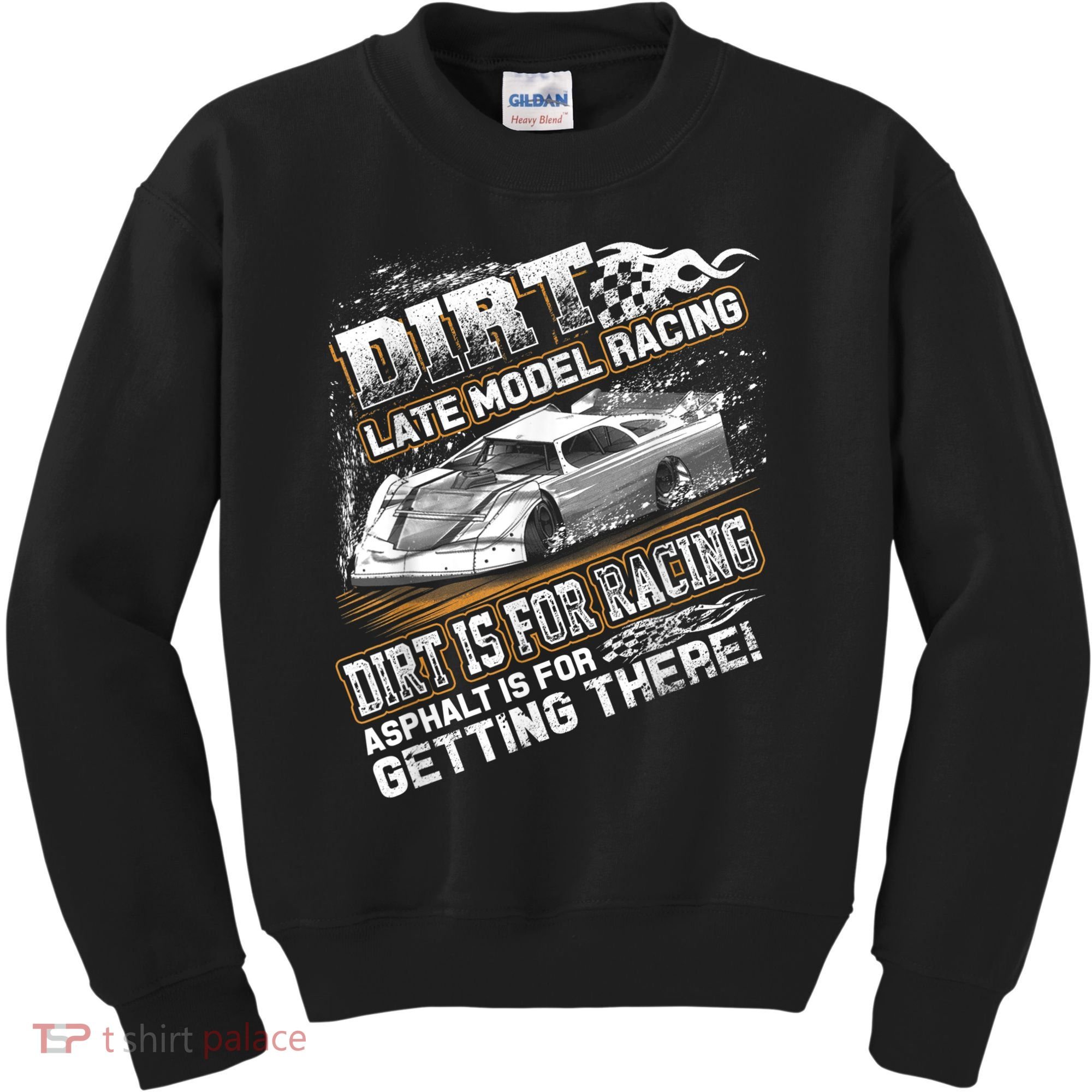 Late Model Modified Dirt Track Racing Dirt Is For Racing Kids Sweatshirt