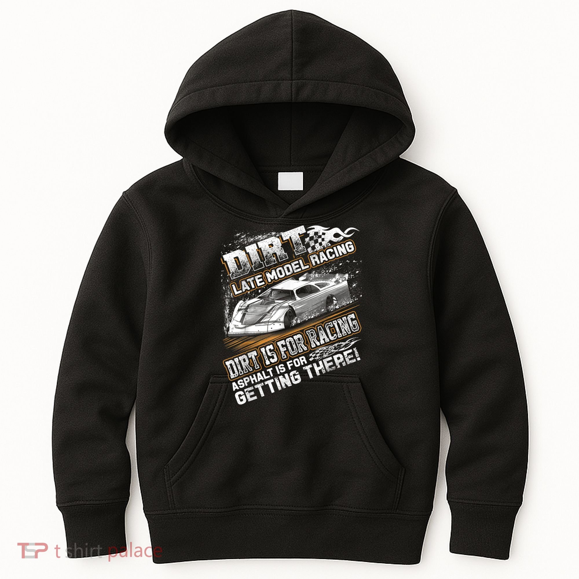 Late Model Modified Dirt Track Racing Dirt Is For Racing Kids Hoodie