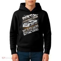 Late Model Modified Dirt Track Racing Dirt Is For Racing Kids Hoodie thumb 4
