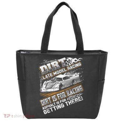 Late Model Modified Dirt Track Racing Dirt Is For Racing Tote Bag