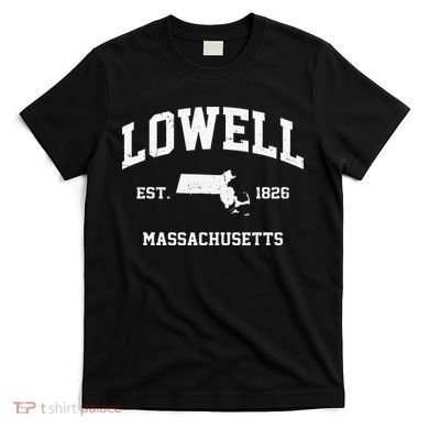 Lowell Massachusetts MA Vintage State Athletic Style T-Shirt