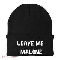 Leave Me Malone Meme Pop Culture Music Lover Gift Beanie thumb 0