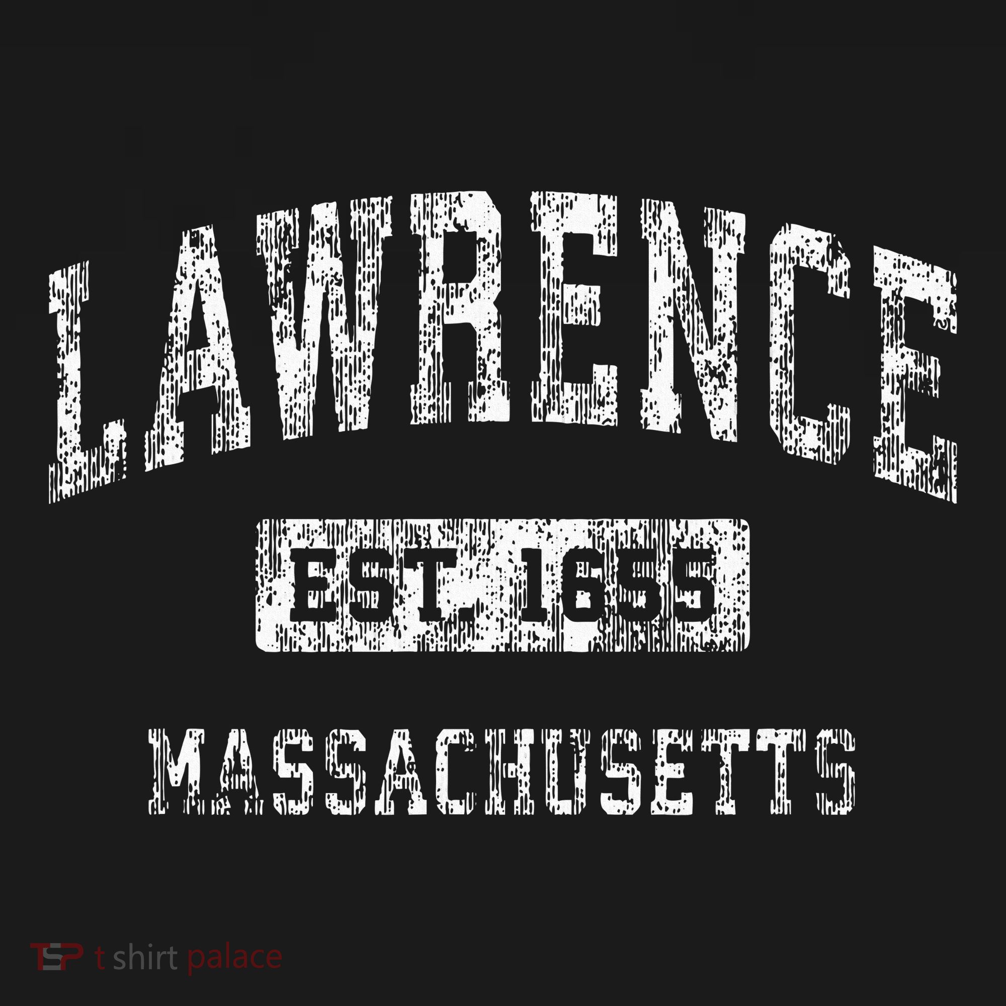 Lawrence Massachusetts Ma Vintage Established Sports T-Shirt