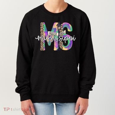 Leopard Mississippi Ms Mardi Gras Women's Sweatshirt