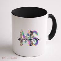 Leopard Mississippi Ms Mardi Gras Coffee Mug thumb 1