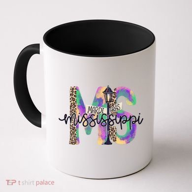Leopard Mississippi Ms Mardi Gras Coffee Mug