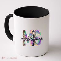 Leopard Mississippi Ms Mardi Gras Coffee Mug thumb 0