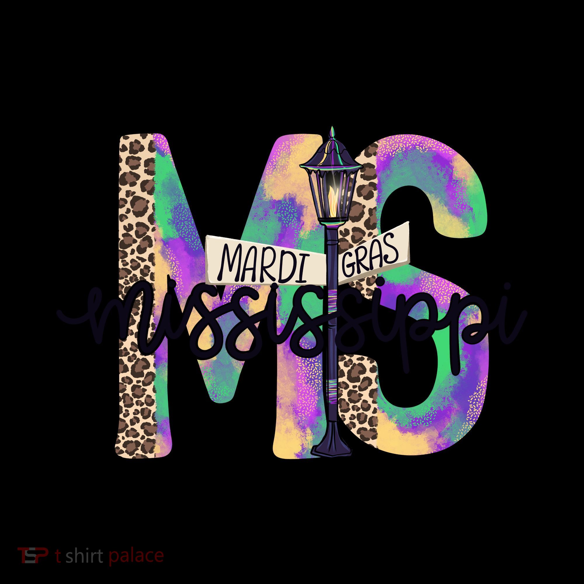 Leopard Mississippi Ms Mardi Gras Coffee Mug