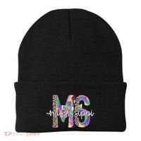 Leopard Mississippi Ms Mardi Gras Beanie thumb 0