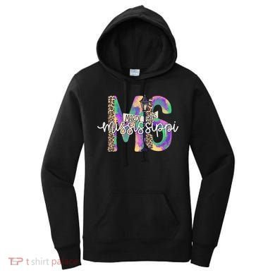 Leopard Mississippi Ms Mardi Gras Women's Hoodie