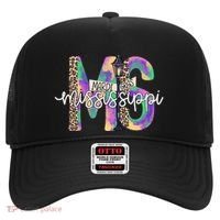 Leopard Mississippi Ms Mardi Gras Hat thumb 0