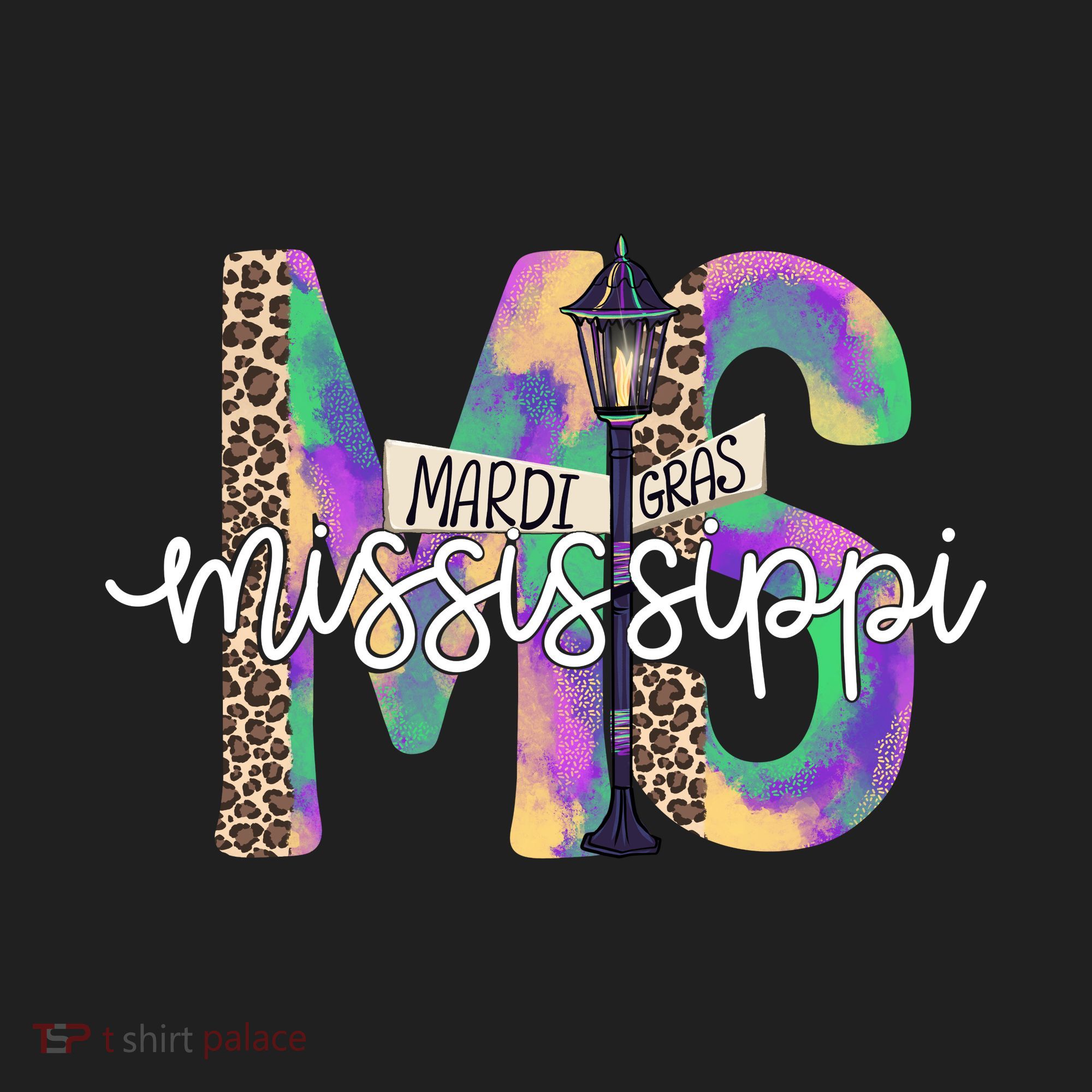 Leopard Mississippi Ms Mardi Gras Hat