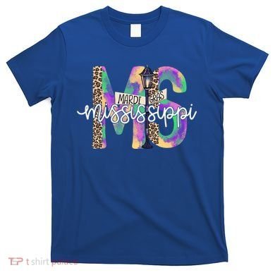 Leopard Mississippi Ms Mardi Gras T-Shirt