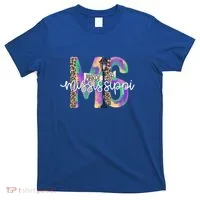 Leopard Mississippi Ms Mardi Gras T-Shirt thumb 0