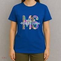Leopard Mississippi Ms Mardi Gras T-Shirt thumb 4