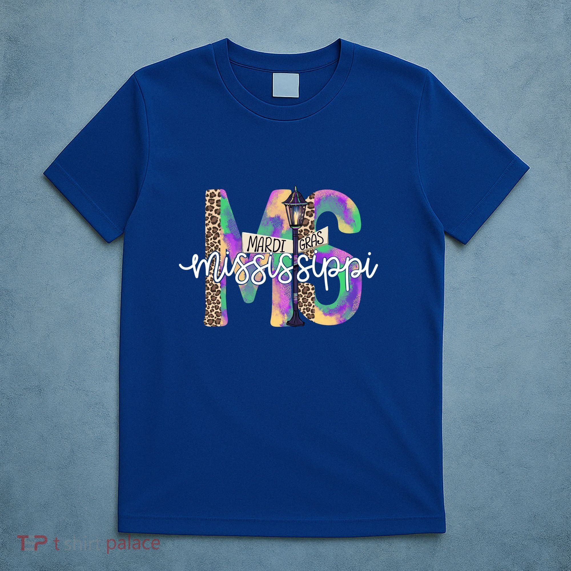 Leopard Mississippi Ms Mardi Gras T-Shirt