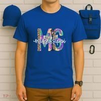 Leopard Mississippi Ms Mardi Gras T-Shirt thumb 6