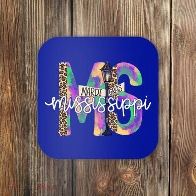 Leopard Mississippi Ms Mardi Gras Coaster