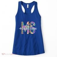 Leopard Mississippi Ms Mardi Gras Women's Tank Top thumb 0