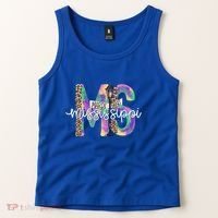 Leopard Mississippi Ms Mardi Gras Tank Top thumb 2
