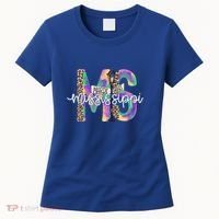 Leopard Mississippi Ms Mardi Gras Women's T-Shirt thumb 0