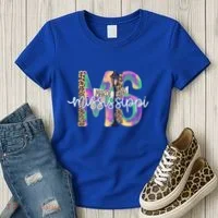 Leopard Mississippi Ms Mardi Gras Women's T-Shirt thumb 3
