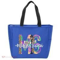 Leopard Mississippi Ms Mardi Gras Tote Bag thumb 0