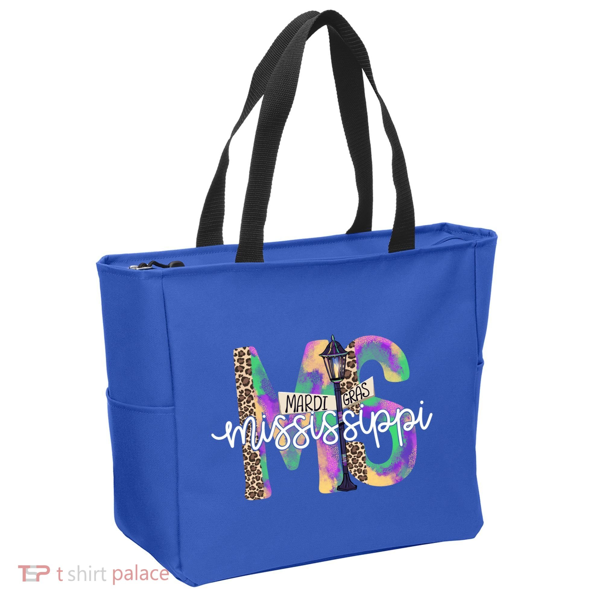 Leopard Mississippi Ms Mardi Gras Tote Bag