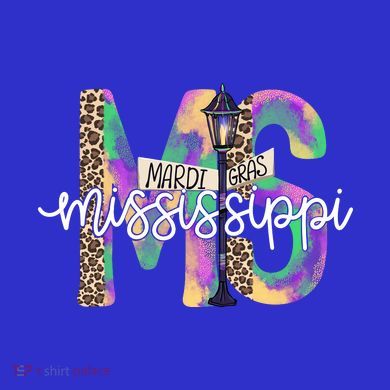 Leopard Mississippi Ms Mardi Gras Full Zip Hoodie