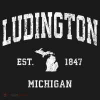 Ludington Michigan Mi Vintage Athletic Sports T-Shirt thumb 7