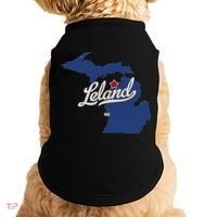 Leland Michigan MI Map Doggie Tank thumb 0