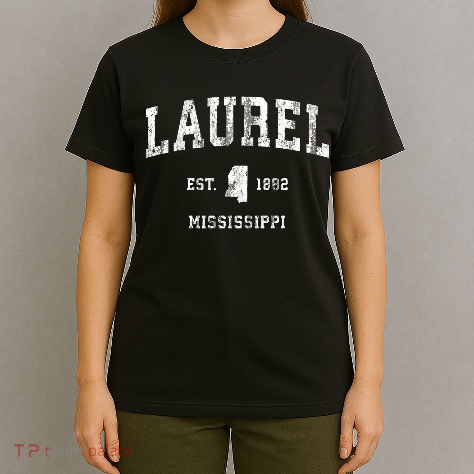 Laurel Mississippi Ms Vintage Athletic Sports T-Shirt