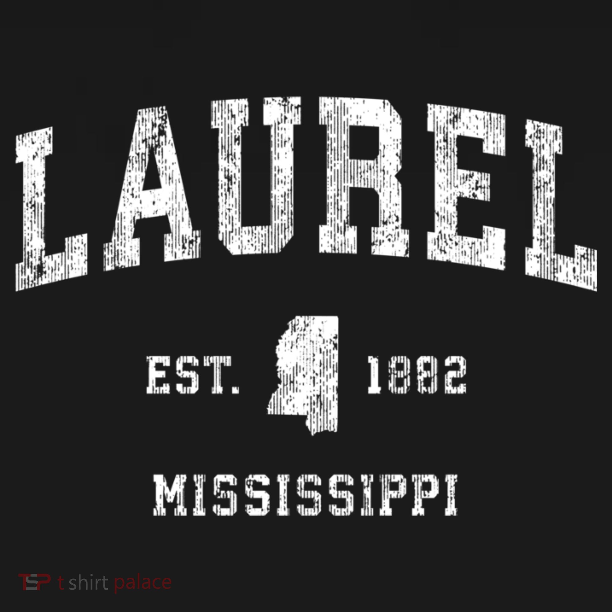 Laurel Mississippi Ms Vintage Athletic Sports T-Shirt