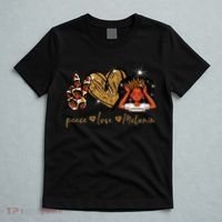 Love My Melanin Gift Black Owned Business Peace Love Melanin Gift T-Shirt thumb 5
