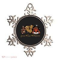 Love My Melanin Gift Black Owned Business Peace Love Melanin Gift Ornament thumb 0