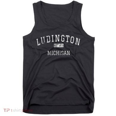 Ludington Michigan MI Vintage Tank Top